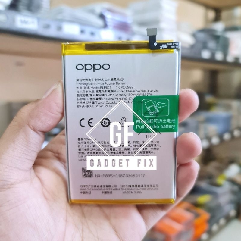 Baterai Batre Oppo BLP805 Original HP Oppo A16 CPH2269 Battery Batrei Tanam Opo A16