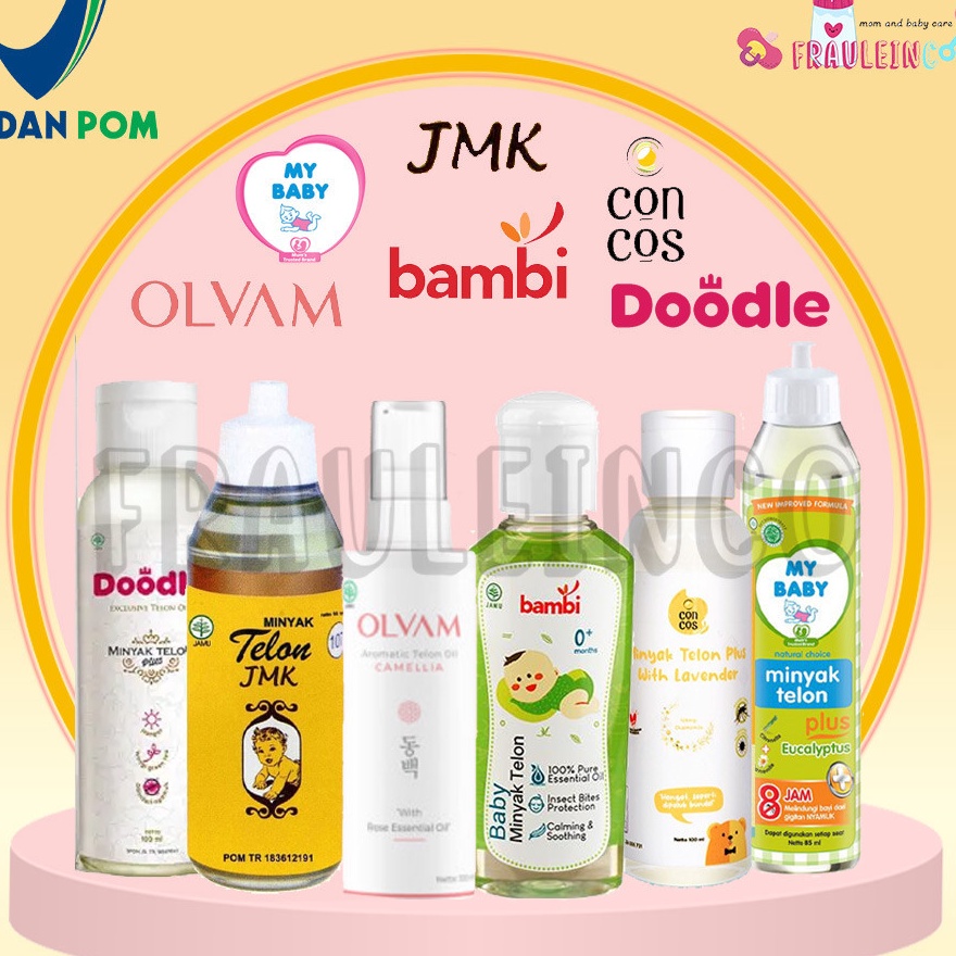 

Wow FRAULEINCO My Baby Minyak Telon Plus Minyak telon bayi minyak telon CONCOS OLVAM JMK DOODLE