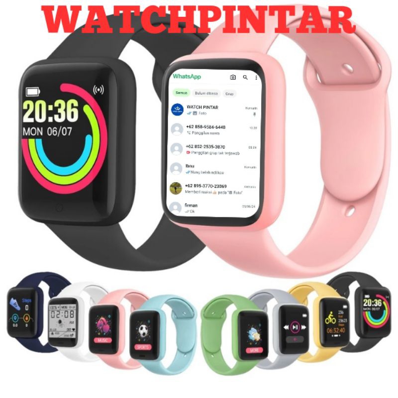 SMARTWATCH JAM HP ANDROID 4G BISA WHATSAPP TLFN SMS NO SIMCARD MEMORY