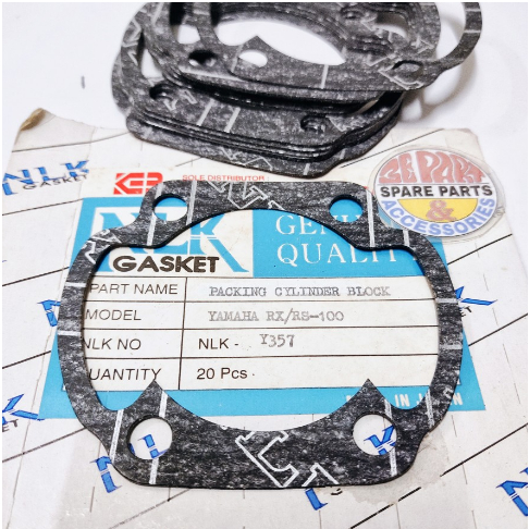 Paking Blok Boring RX 100 RS 100 LS3 Gasket Perpak Blok Seher RX100 RS 100 LS3