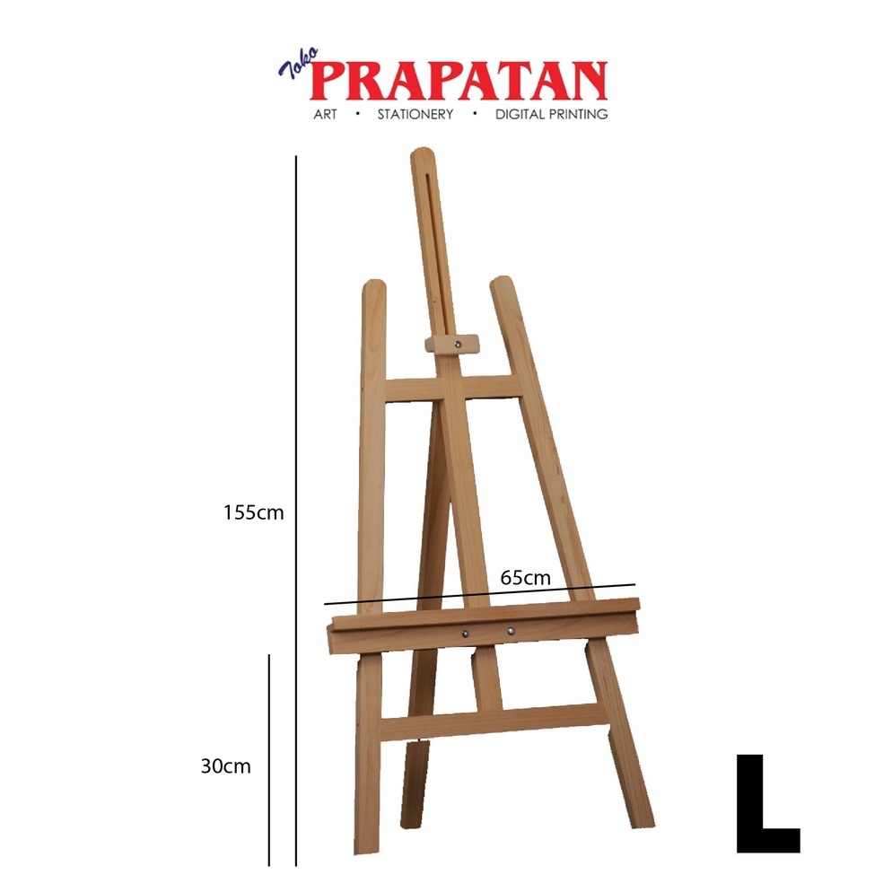 

KODE S54T Standar Lukis Kaki Tiga Prapatan Painting Easel Besar