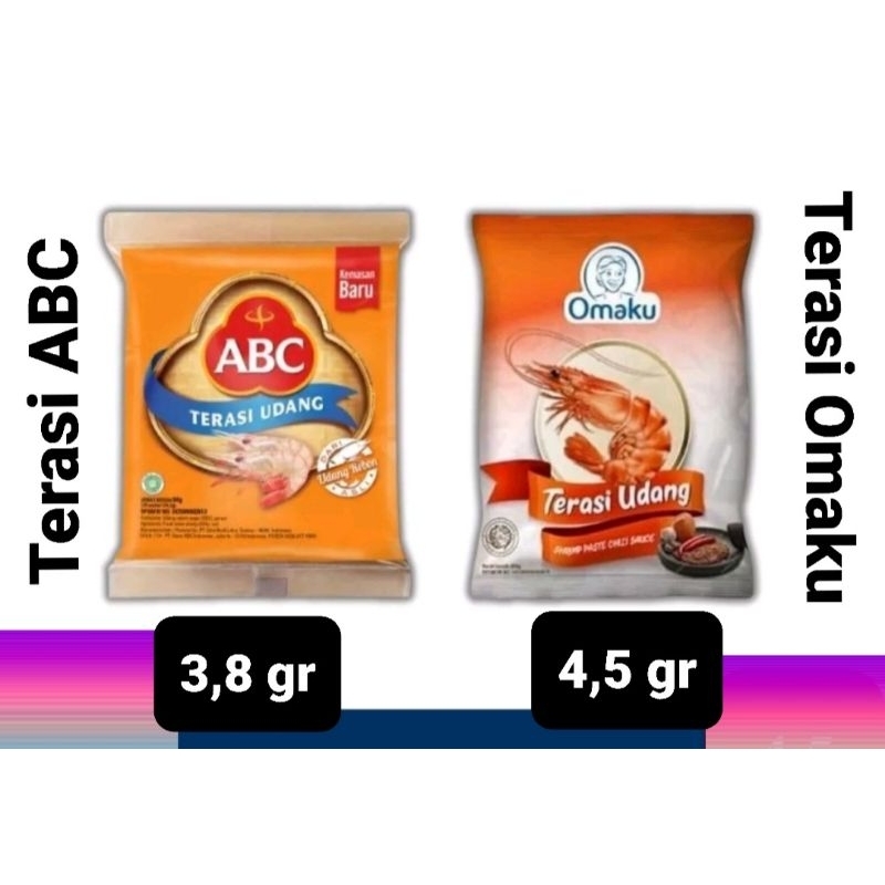 

Terasi Udang Sachet Merk ABC/Omaku