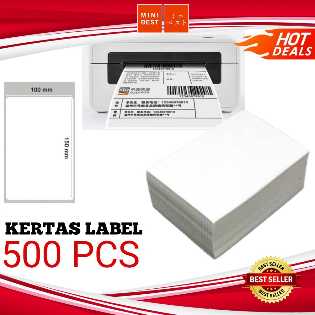 

RAIH DISKON Kertas labelKertas Print RESI JOB Thermal Tempel 1x15mm dan 1x1mm isi 5 lembar label