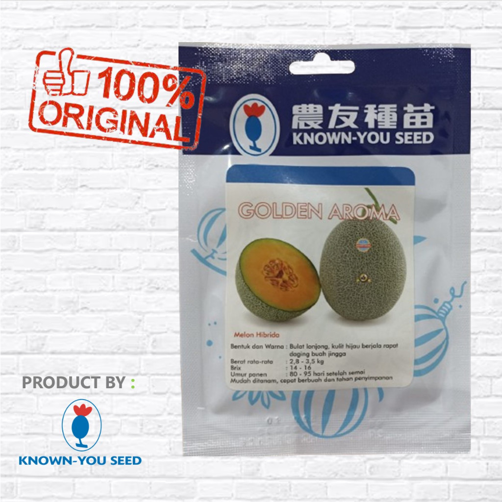 

Benih Melon Premium Golden Aroma (100 Seeds)
