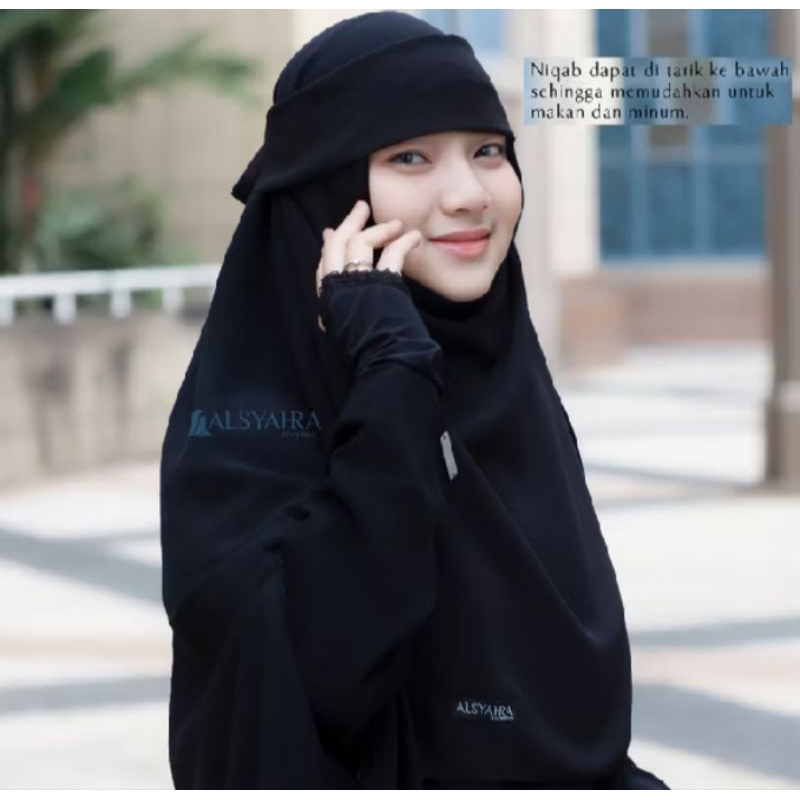 codar niqab banana poni / cadar banana poni karet elatis