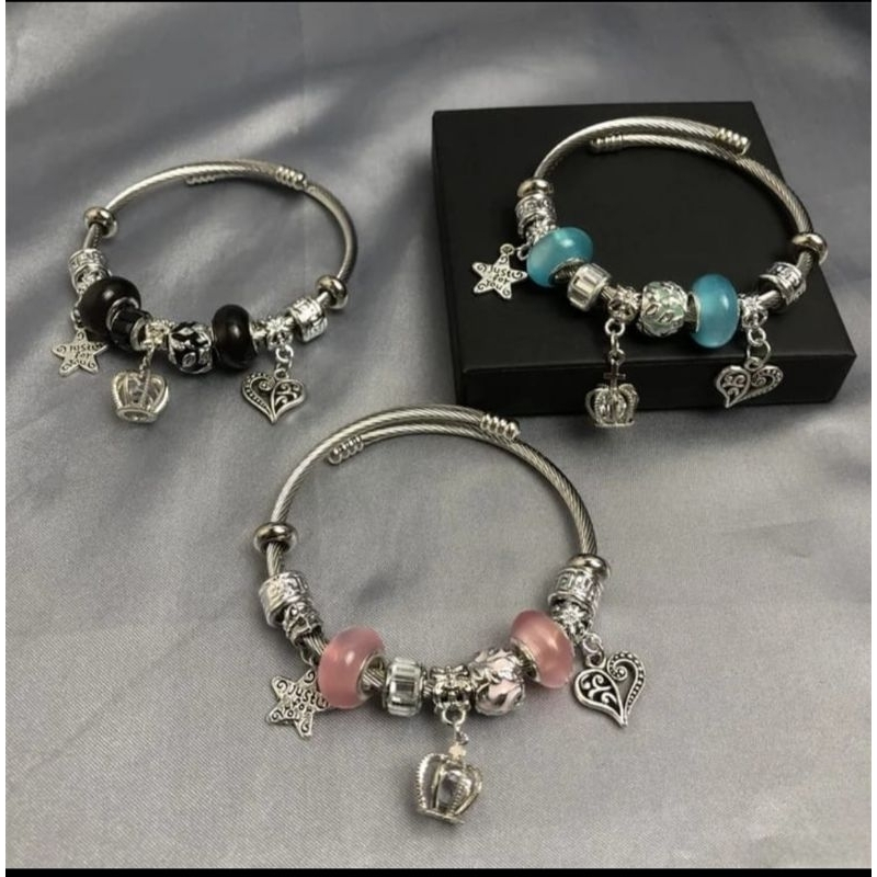 gelang pandora gelang pandora titanium tembaga gelang karakter gelang pandora random