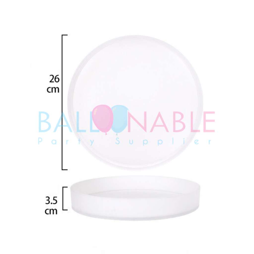 Tray Montessori Bulat / Sensory Tray / Nampan Bermain Anak