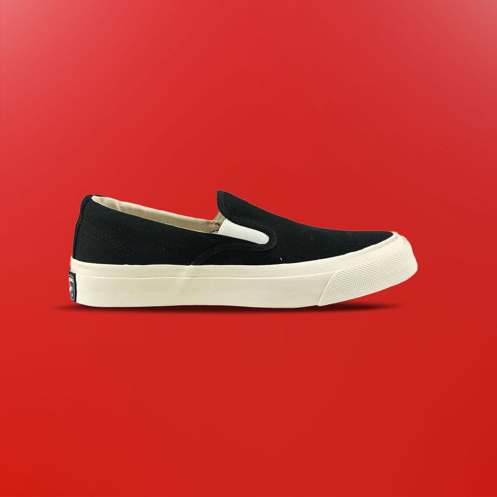 Sneakers Converse Deck Star Slip On 1970S Black White 100% Original