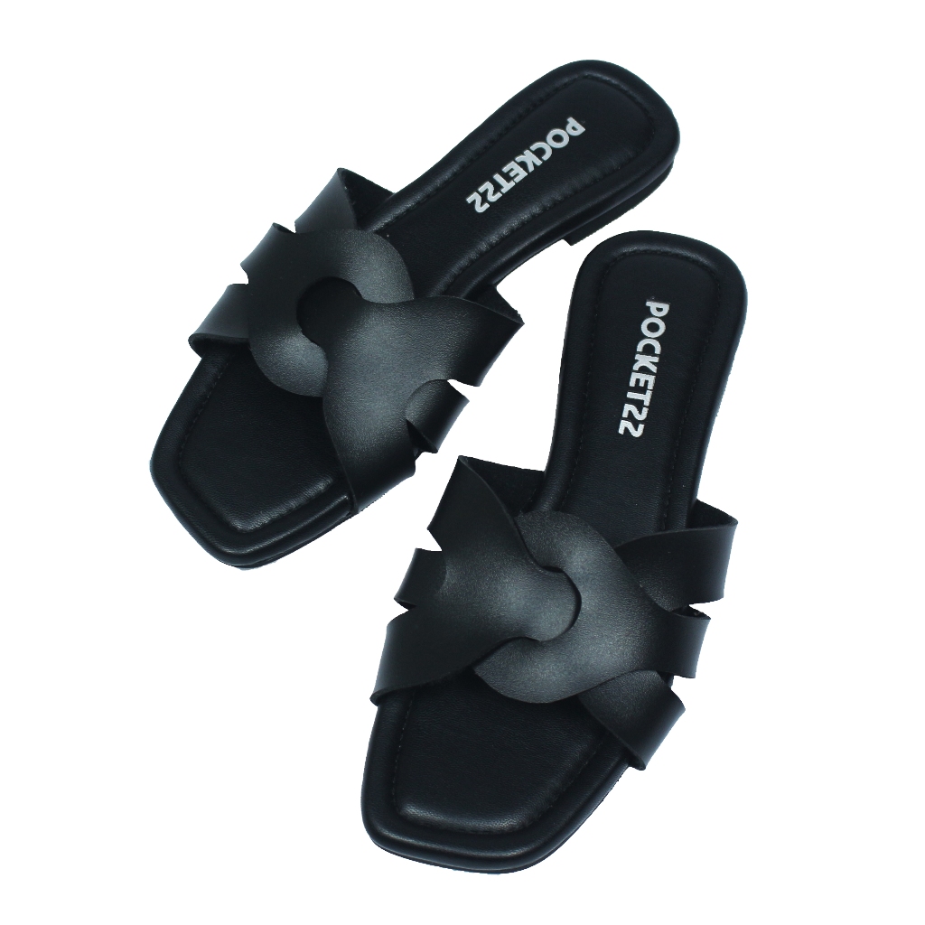 POCKET22 SANDAL / SENDAL FIBER WANITA TERBARU - EMPUK, SIMPLE DAN NYAMAN DIPAKAI