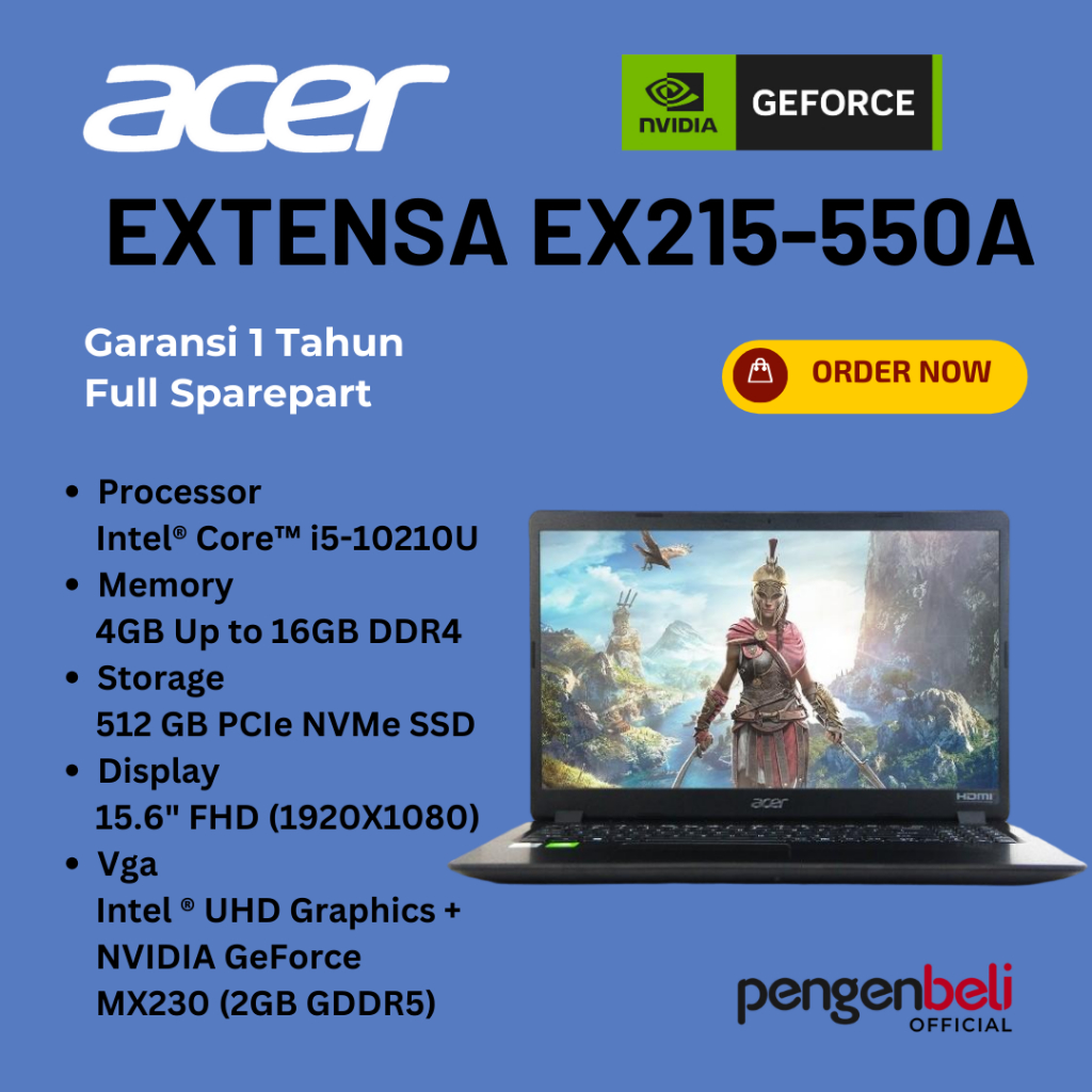 Laptop Sale Stock Core I5 GEN 10 | NVIDIA GEFORCE MX230 2GB | RAM 16GB | SSD 512GB | Windows10 | 15,