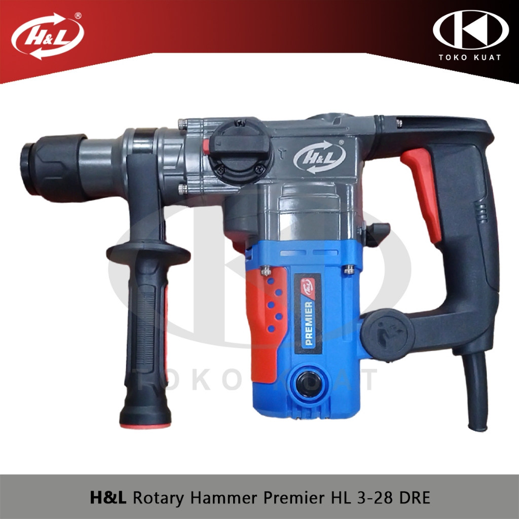 H & L Premier HL 3-28DRE Rotary Hammer / Mesin Bor Bobok Beton SDS