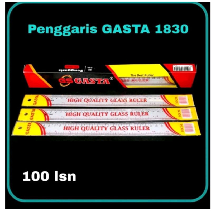 

(12pcs) garisan Gasta 30cm/penggaris 30cm