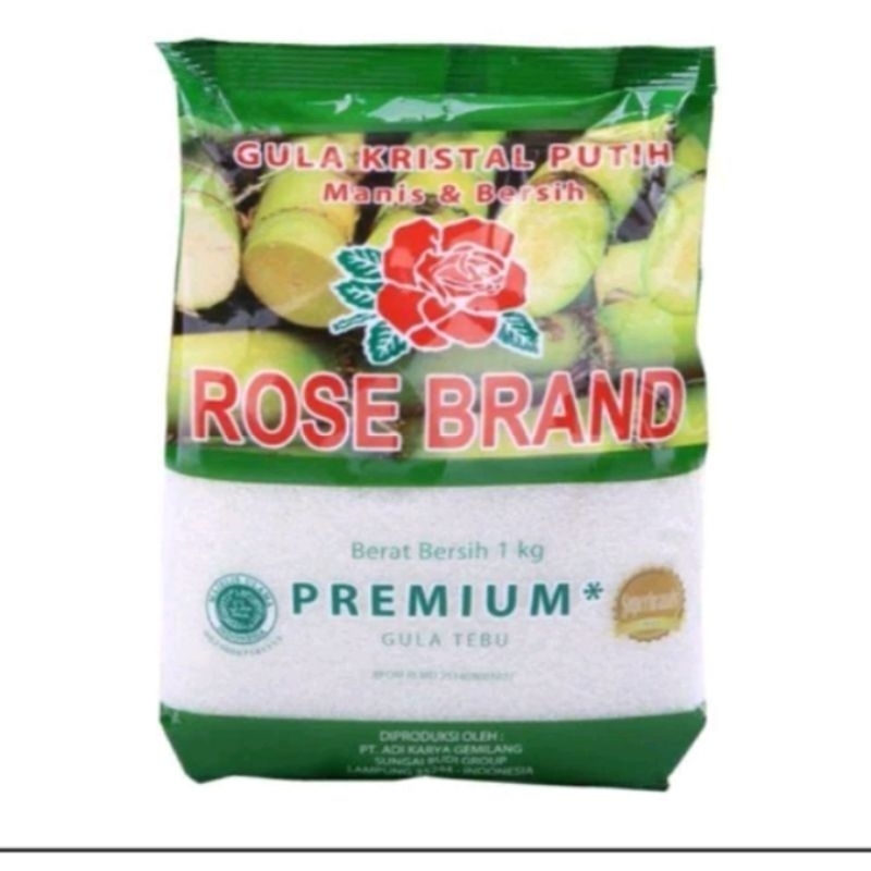 

Gula pasir rose brand 1kg berkualitas