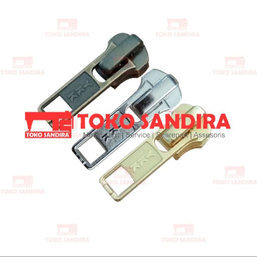 2 pcs Kepala Resleting YKK/kepala resleting jaket/kepala resleting tas 5 Vislon (GIGI BESI)