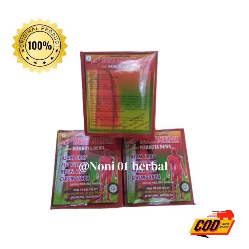 

New Buah Merah Rempah alam papua plus Mahkota Dewa Original