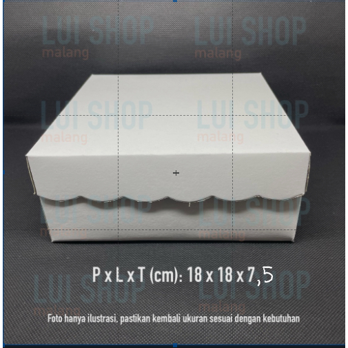 

DUS NASI 18cmx18cm R8 310gr [R-DELAPAN] AK