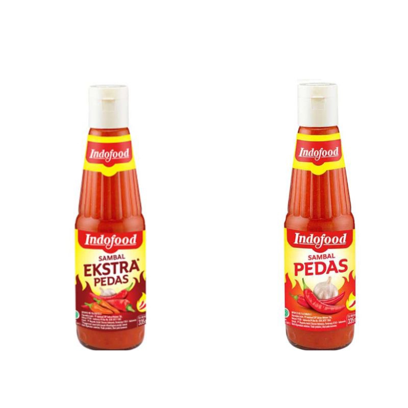 

Indofood sambal pedas/extra pedas 335ml