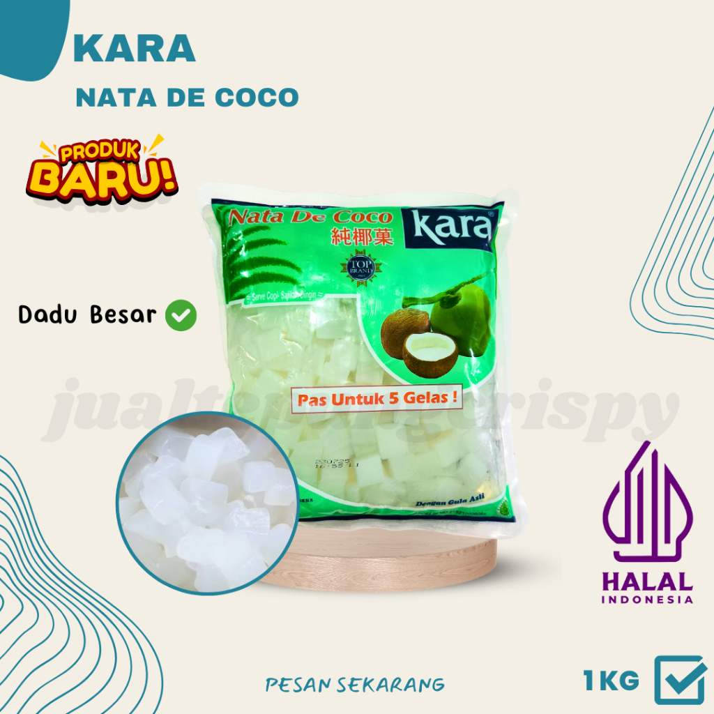 

Kara Nata De Coco | Coconut Potongan Dadu Besar 1 Kg