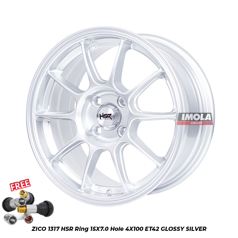 Velg HSR R15 Mobil Calya Sigra Brio Agya Ayla Velg Mobil HSR ZICO 1317 Ring 15 Lebar 7