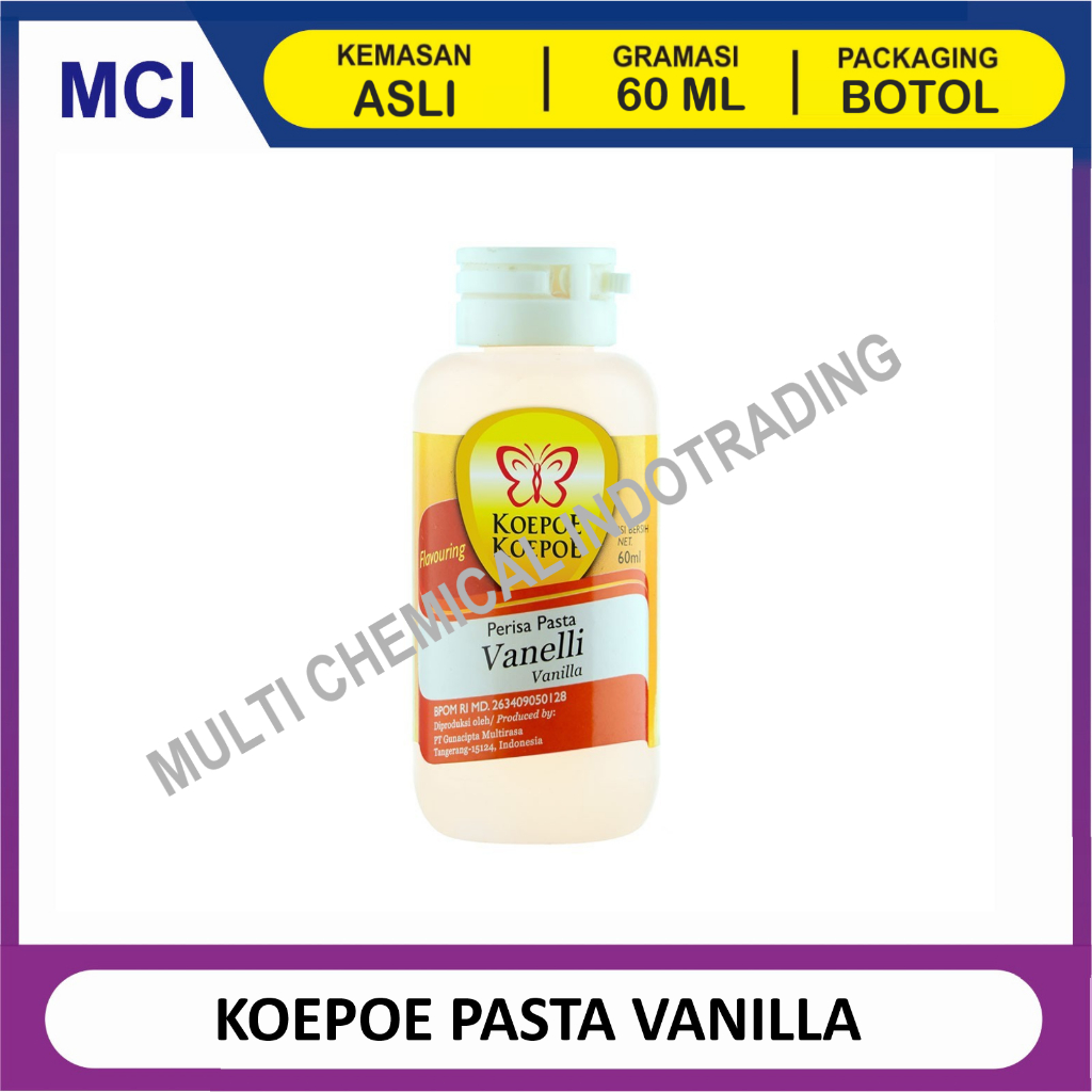 

KOEPOE KOEPOE PASTA VANILLA 60 ML / KUPU KUPU VANILLI