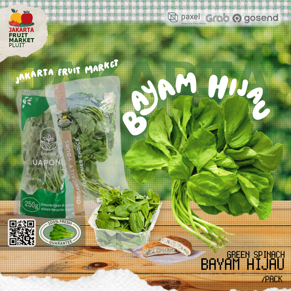 

BAYAM HIJAU Spinach sayur Bionic Jiri Farm Jaya Linotani Kios Frida Arista Montana Sayur Sayuran Segar