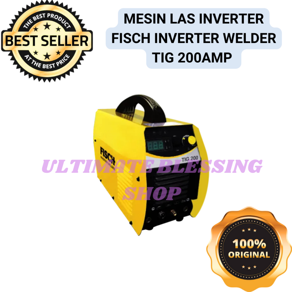 Mesin Las Inverter FISCH Inverter Welder TIG 200AMP Original Berkualitas -  ULTIMATE BLESSING SHOP