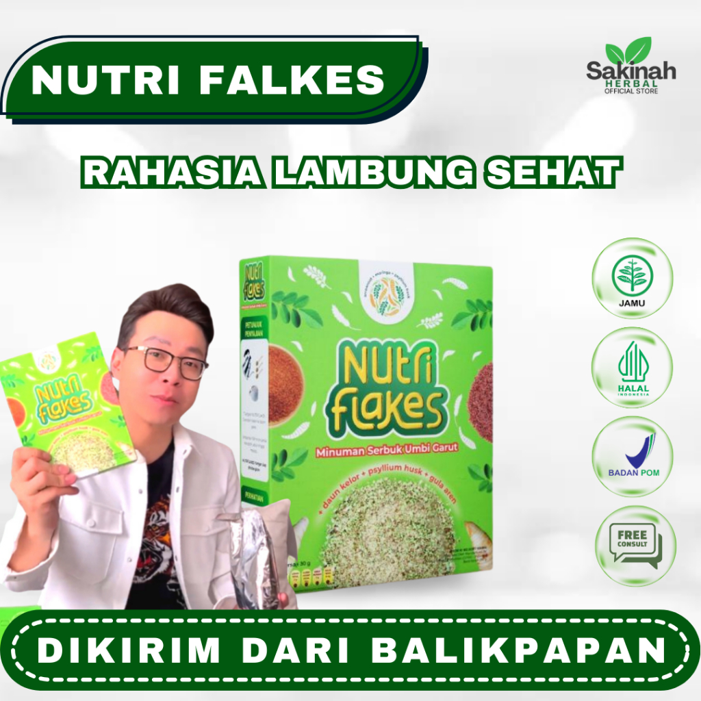 

Nutriflakes Sereal Umbi Garut- Nutriflakes Produk Makanan sehat (super food) berbentuk bubur sereal Balikpapan