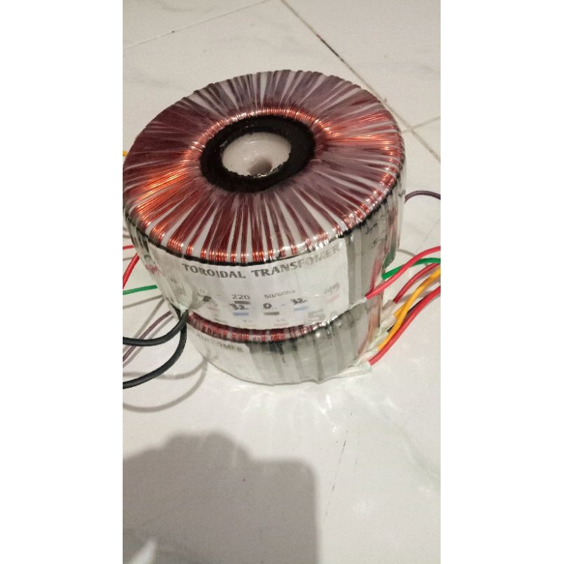 Trafo Donat | Trafo Toroid 5A ( Murni ) CT 32v 45vTembaga Murni Hellenic German