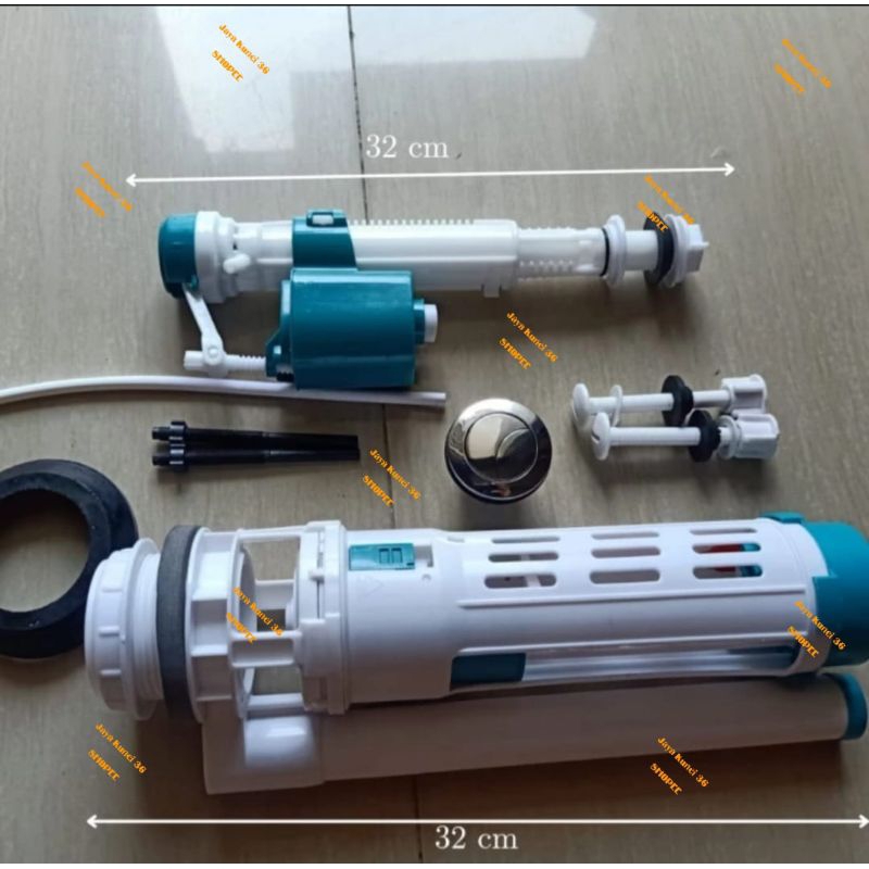 Pelampung Tet Closet Duduk Model Toto / Alat Kloset Full Set Kedeng