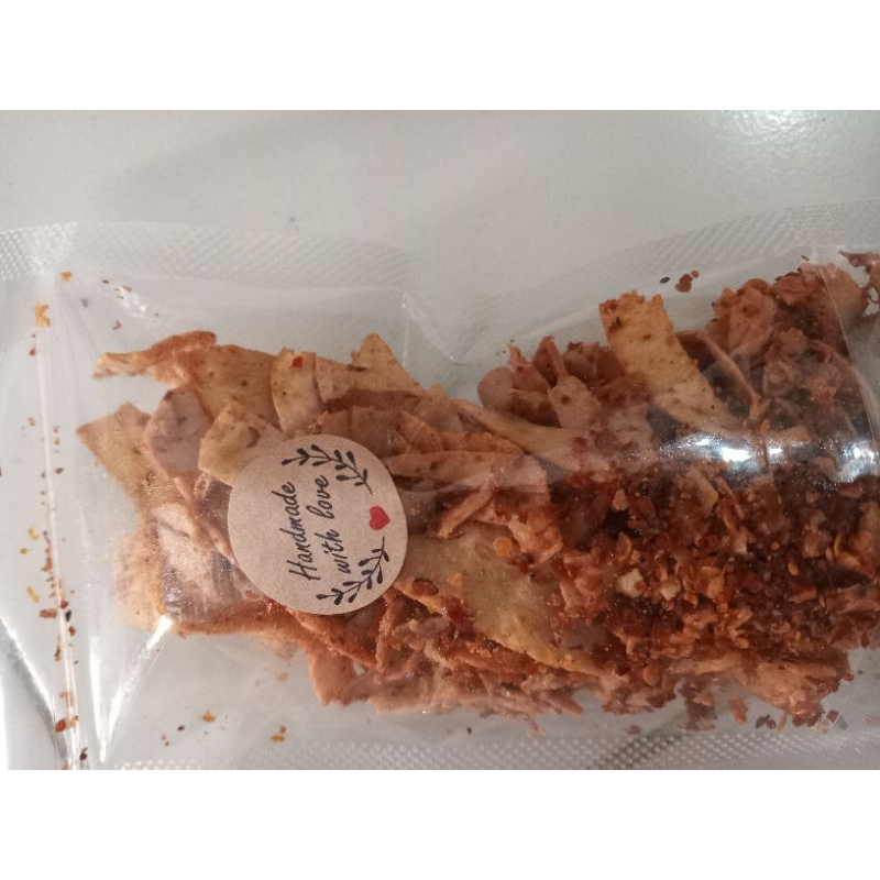 

keripik kulit kebab