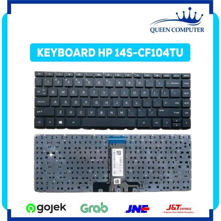 Keyboard HP 14s CF104TU 14S-CF0110TU 14S-CF0048TX 14S-CF1046TU