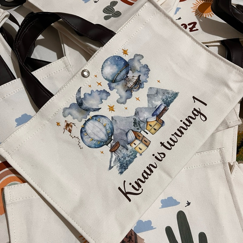 

Tas Ulang Tahun / Goodiebag Custom / Tas kanvas Custom