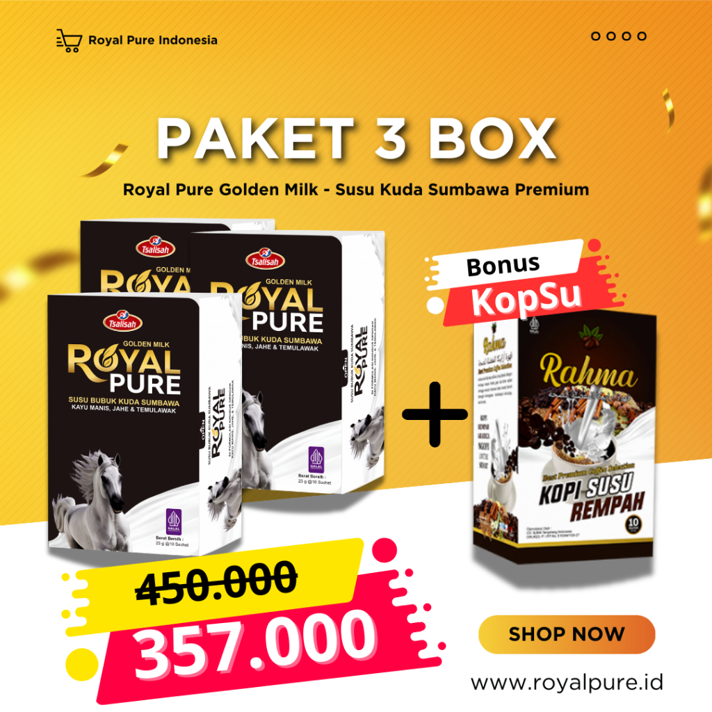 

SUSU KUDA SUMBAWA ROYAL PURE