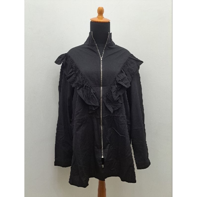 Black Jacket Raffle Merk Axes Femme Ori 100%