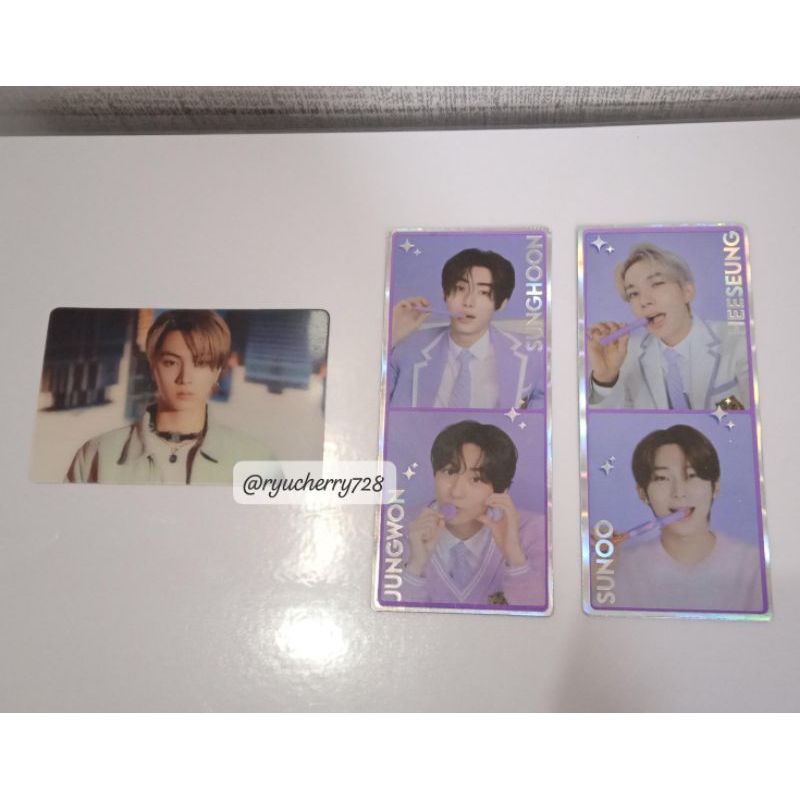 wts pc jay enhypen border: carnival (down ver) & photostrip nabati x enhypen