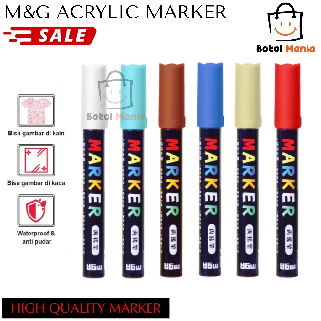 

BM - M&G SPIDOL ACRYLIC MARKER PEN / SPIDOL AKRILIK / ACRYLIC MARKER / SPIDOL AKRILIK