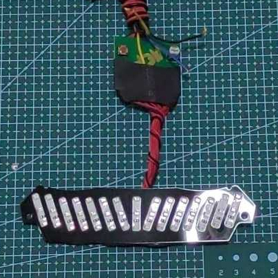 led running aerox old dan  connected stoplamp running aerox