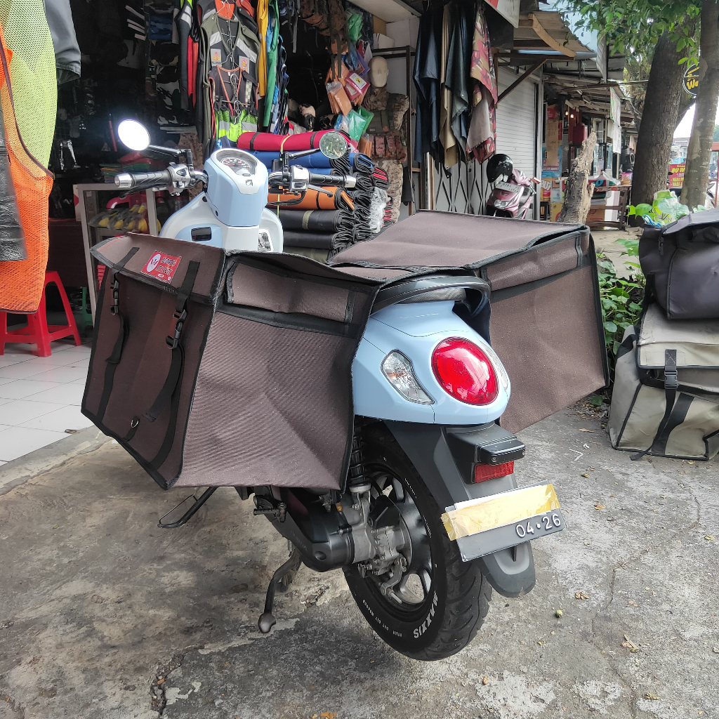 TAS POS OBROK MOTOR RENGKEK TERPAL KANVAS