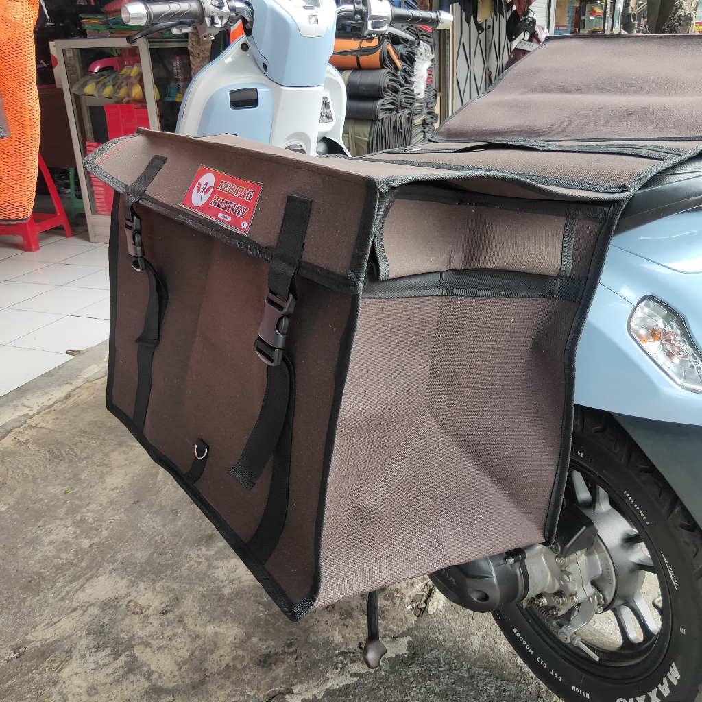 Obrok tas motor terpal samiaji - OBROK BAHAN TERPAL ASLI