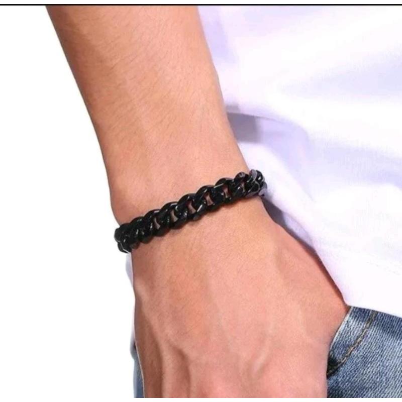 Gelang tangan rantai HITAM
