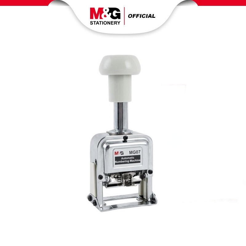 

M&G Number Machine 7 digits MG07 Mesin Cetak angka free ink ink pad dan number stick