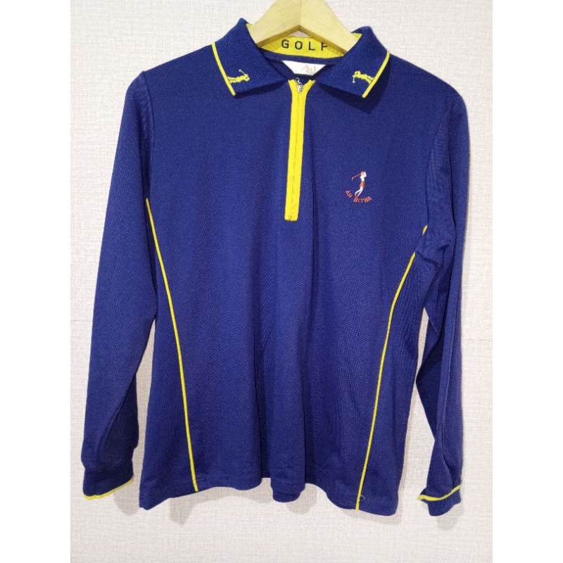Baju kaos kemeja lengan panjang golf AH BITNA second