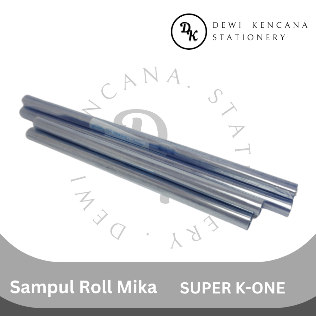 

Sampul Buku Mika Plastik Roll / PVC Mika Roll Cristal Super K-ONE