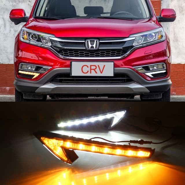Honda Crv facelift gen4 2015-2017 drl foglamp cover Crv lampu drl crv