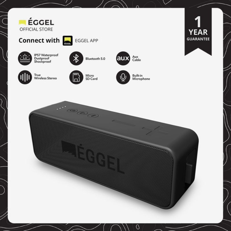 speaker eggel active 2s waterproof action portable bluetooth
