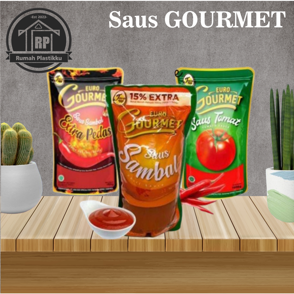 

Euro Gourmet Saus Sambal / Saus Extra Pedas / Saus Keju / Saus Sambal / Saus Tomat