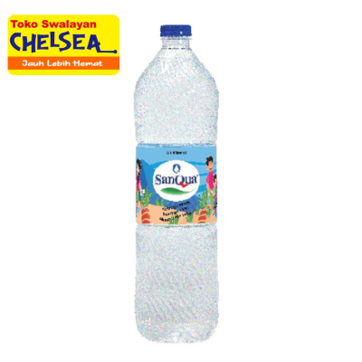 

SANQUA botol 1500ml per dus air mineral - air minum air mineral