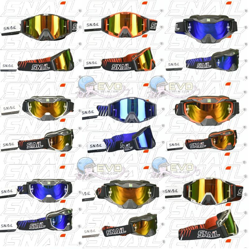 KACAMATA GOOGLE SNAIL - MOTORCROS DAN JPX CROSS HELM JPX TERBARU KACAMATA JPX CROSS SNAIL