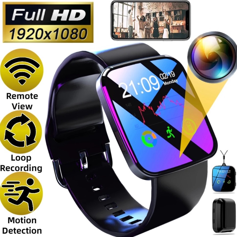 KODE H33D KAMERA KECIL MINI TERSEMBUNYI CAMERA CCTV HD JAM TANGAN PENGINTAI SPY CAMCAMERA TANPA KABE