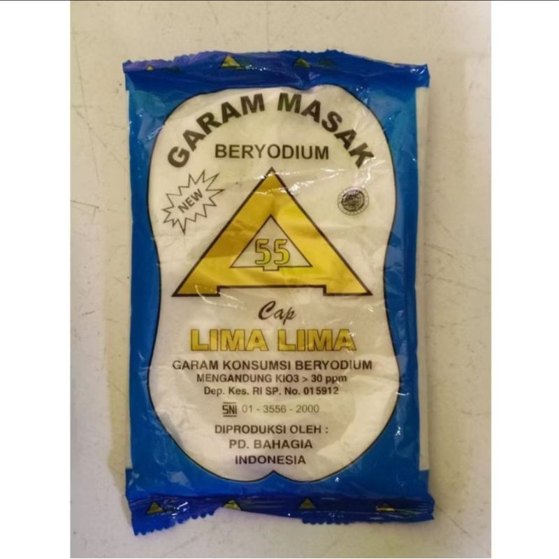 

Garam Masak Beryodium 1pack isi 40pcs
